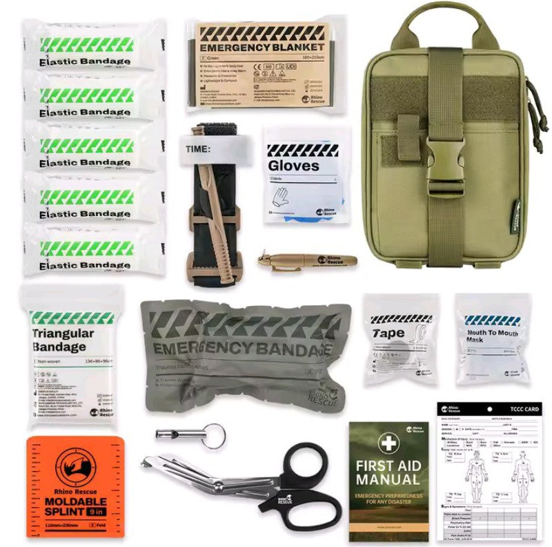 Kit di Primo Soccorso Tattico (IFAK) "Survival Trauma Kit" – Soluzione di Emergenza Compatta