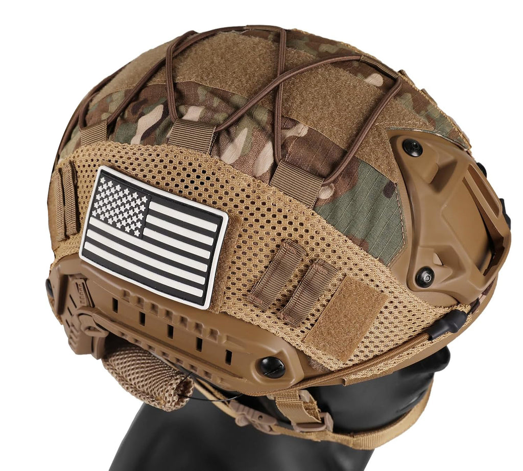 Casco Tattico "Fast" con Copertura e Sistema di Regolazione Avanzato
Descrizione: