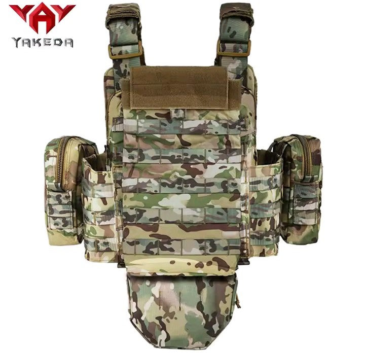 Yakeda® Gilet Tattico Modulare Multitasca – Plate Carrier Regolabile ad Alte Prestazioni