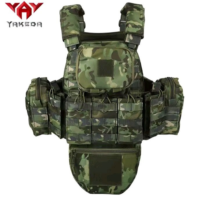Yakeda® Gilet Tattico Modulare Multitasca – Plate Carrier Regolabile ad Alte Prestazioni