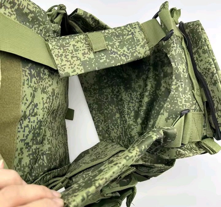 Gilet Tattico Modulare Plate Carrier – Camo Digitale EMR