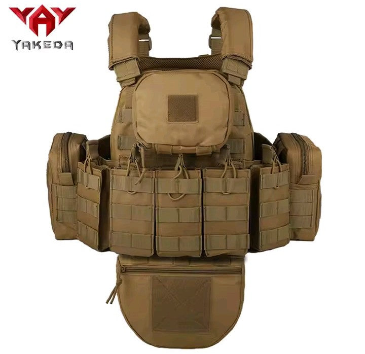 Yakeda® Gilet Tattico Modulare Multitasca – Plate Carrier Regolabile ad Alte Prestazioni
