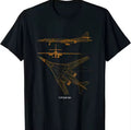 T-Shirt Tecnica "Tupolev Tu-160" - Illustrazione Blueprint Aeronautico