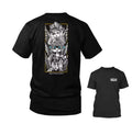 T-Shirt Tattica Grafica "Savage Tactics" - Design Verticale