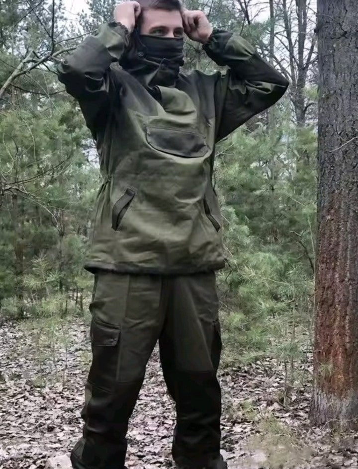 Completo Tattico Gorka – Giacca e Pantalone Multitasche Rinforzato