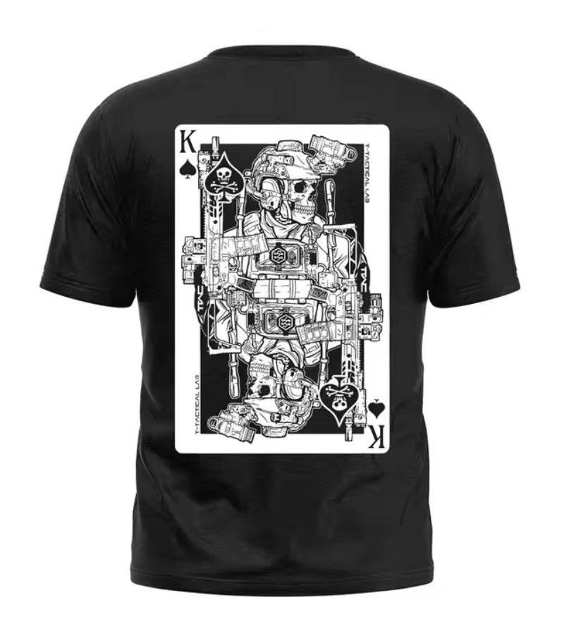 T-Shirt Tattica "King of Spades" – Edizione Speciale T-Tactical Lab