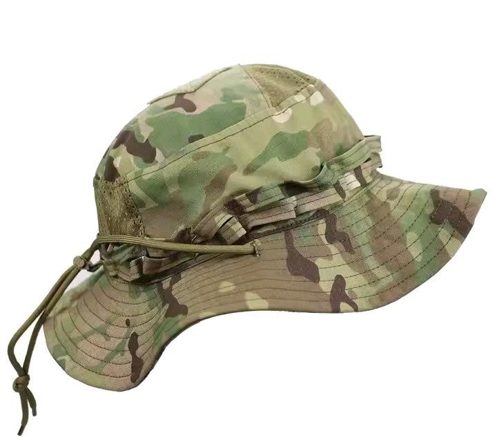 Tactical Boonie Hat - Multicam Camouflage Mesh Sun Cap