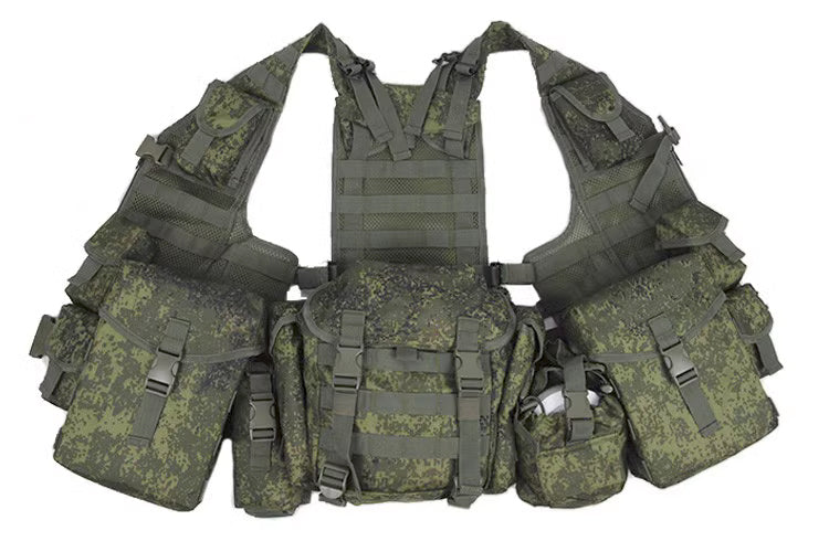 Prodotto: Gilet Tattico Modulare "6sh117" EMR - Sistema Completo con Utility Pouch PKM