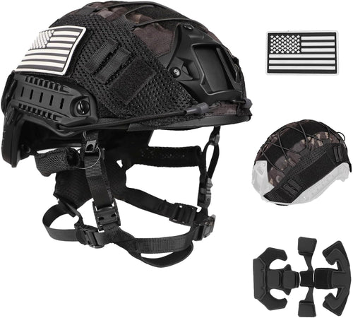 Casco Tattico "Fast" con Copertura e Sistema di Regolazione Avanzato
Descrizione: