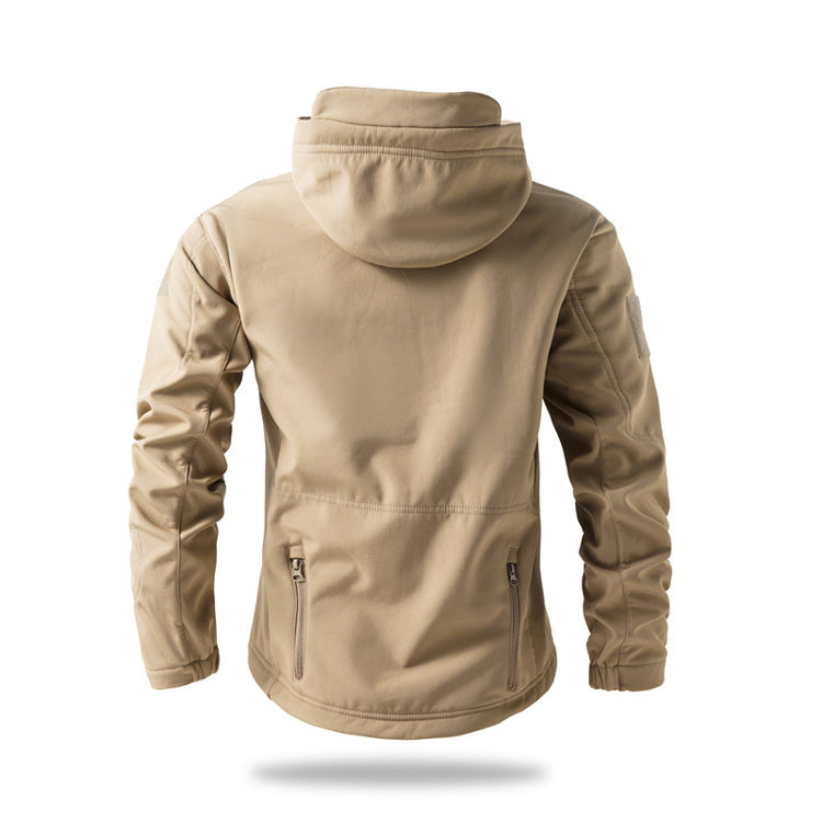 Giacca Tattica Softshell Combat con Cappuccio – Serie All-Weather Tactical
