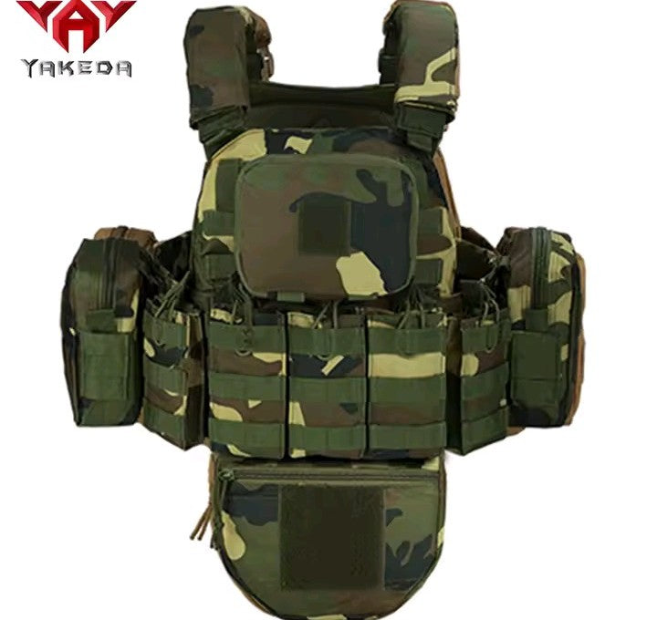 Yakeda® Gilet Tattico Modulare Multitasca – Plate Carrier Regolabile ad Alte Prestazioni